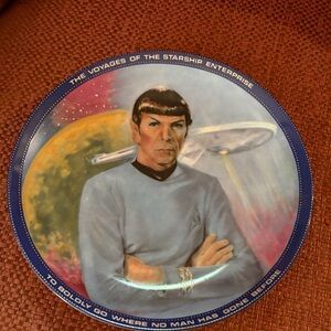 Star Trek Mr. Spock Collectible Plate